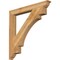 Ekena Millwork Merced Traditional Rough Sawn Bracket, Western Red Cedar, 4"W x 38"D x 38"H BKT04X38X38MRC01RWR - alternate 1